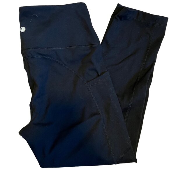 EUC Yogalicious Black Leggings Size: Medium - Picture 3 of 5